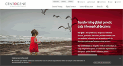 Desktop Screenshot of centogene.com